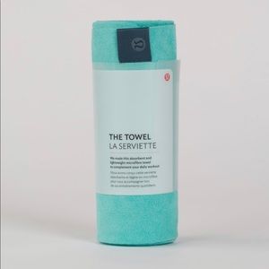 Lululemon yoga towel Aqua